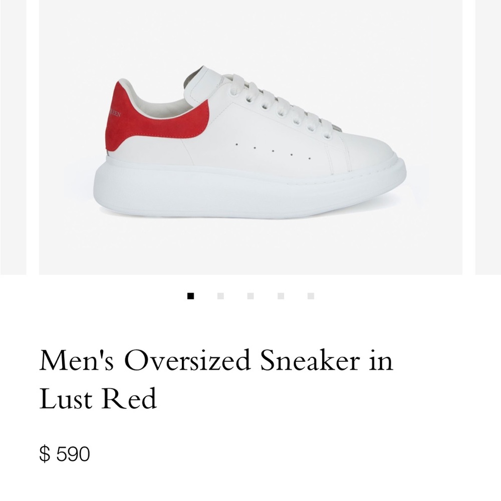 Alexander Mcqueens red back